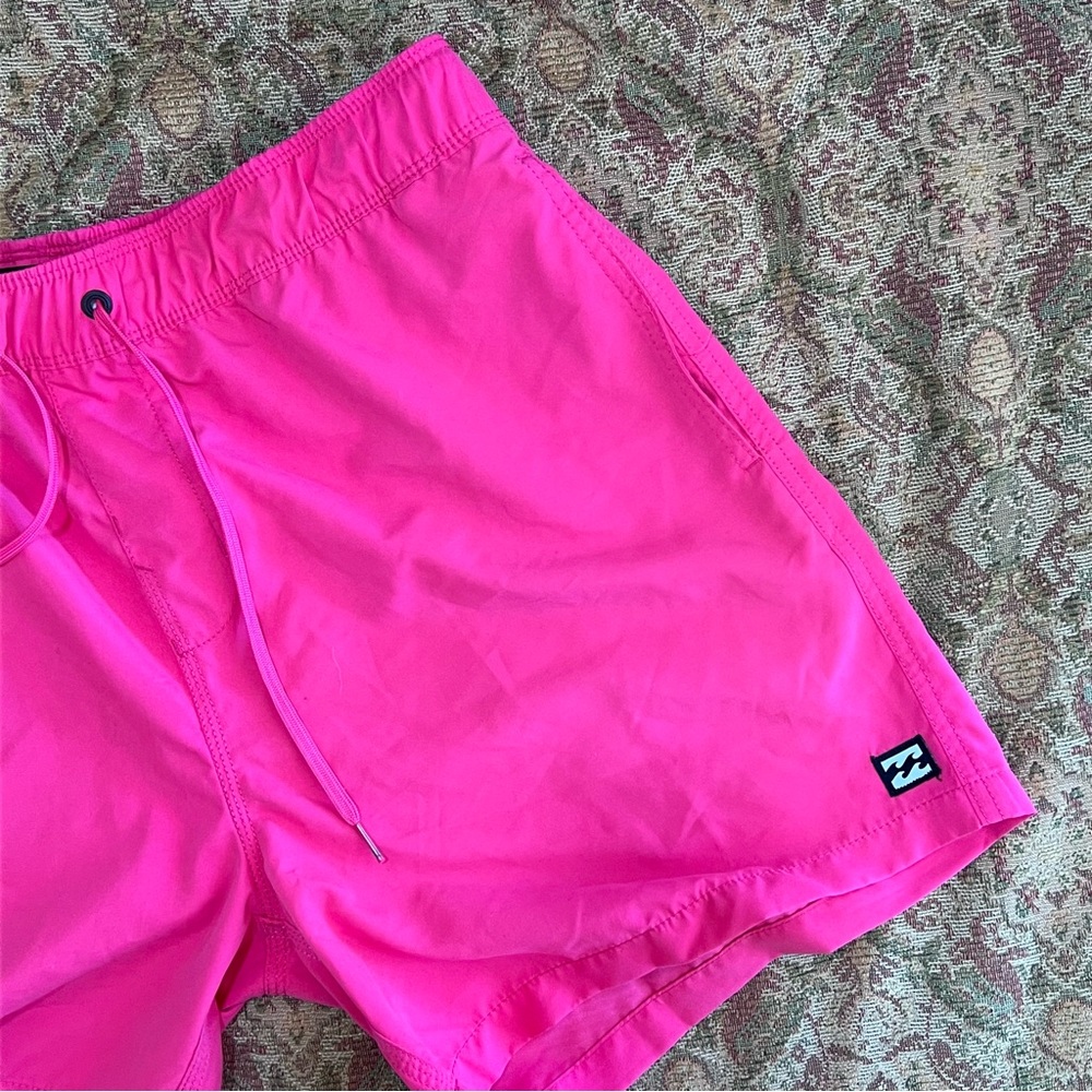 Men’s Hot Pink Swimming Trunks